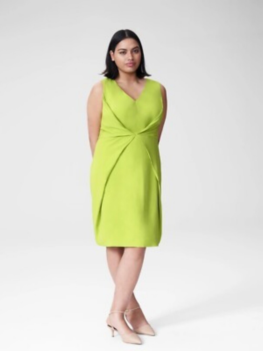 Lime Green Raven Work Dress